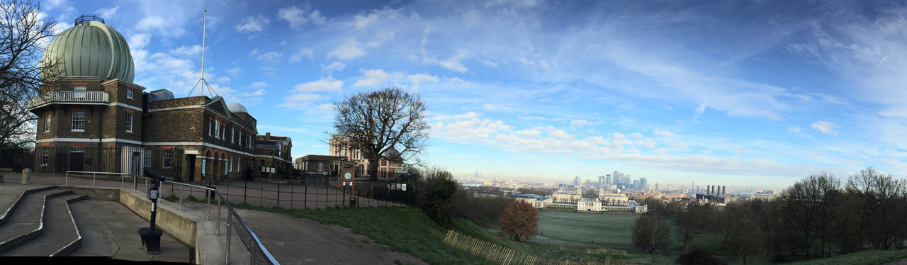RMG panorama external A view of the exterior of the Royal Observatory, Greenwich