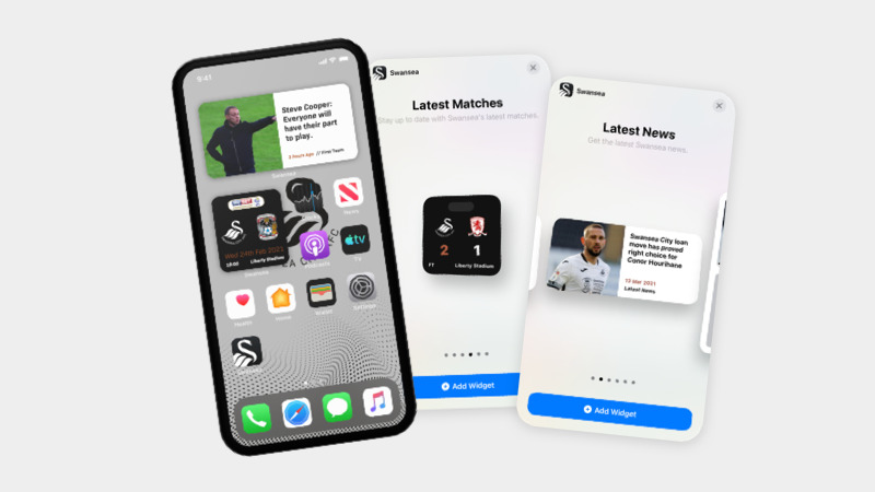 Swans Info at a Glance with iOS Widgets