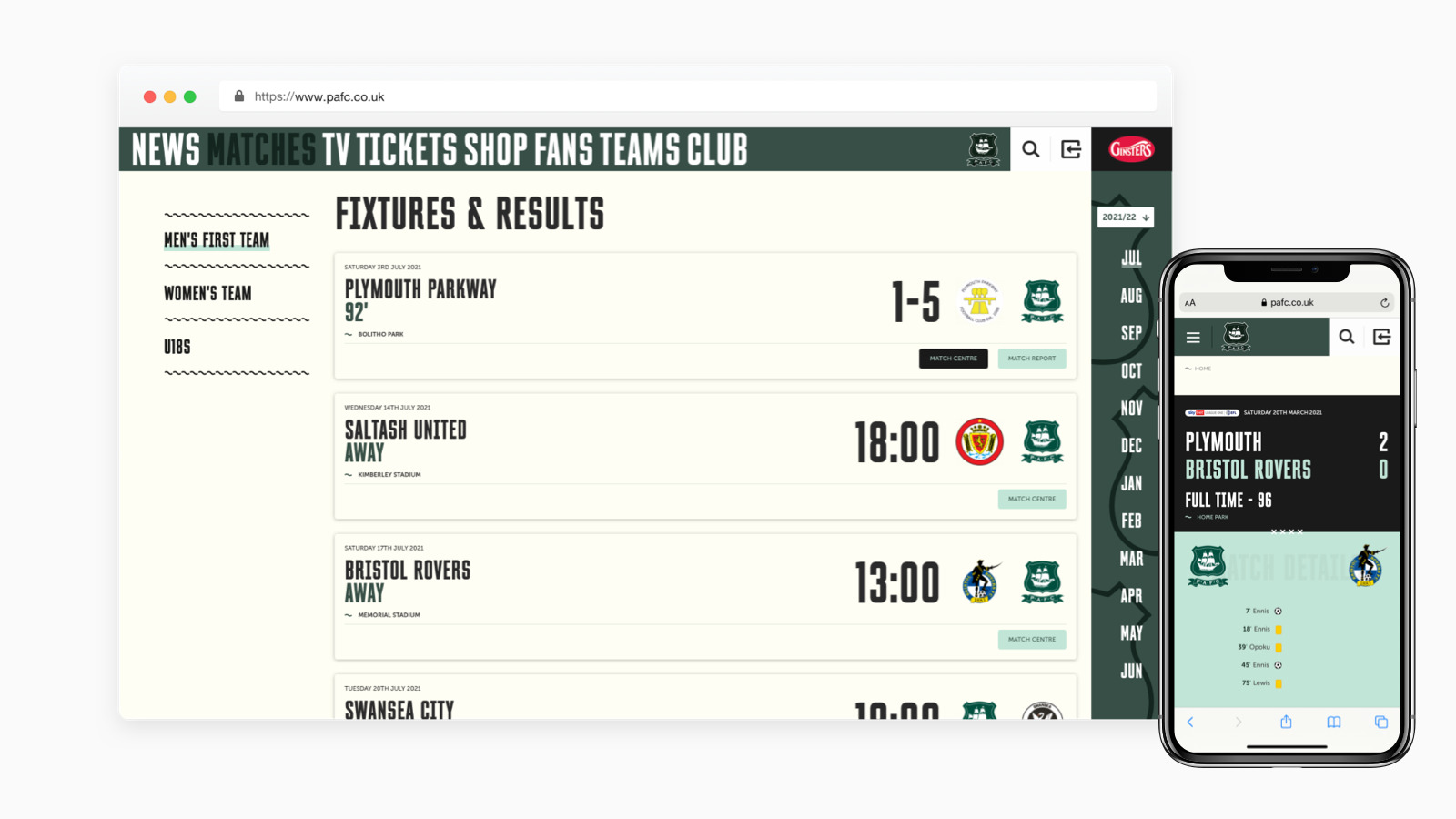 Match Centre